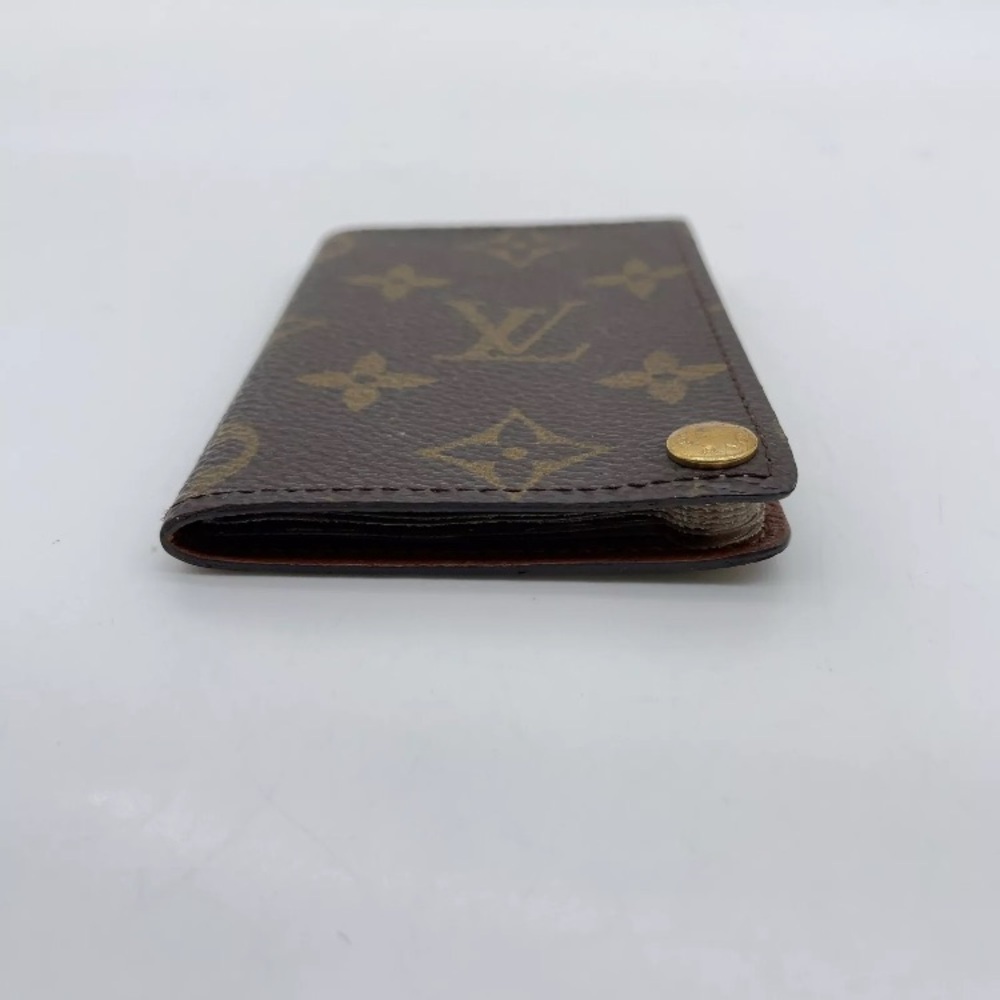 Auth Louis Vuitton Monogram Pression Card case M60937 W/Box - Picture 5 of 16